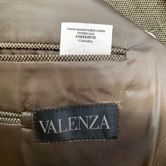 VINTAGE Neutral Italian Cashmere Tweed Oversized Blazer - Picture 9 of 16